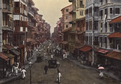 Bombay, A Street in the Fortress by European Photographer